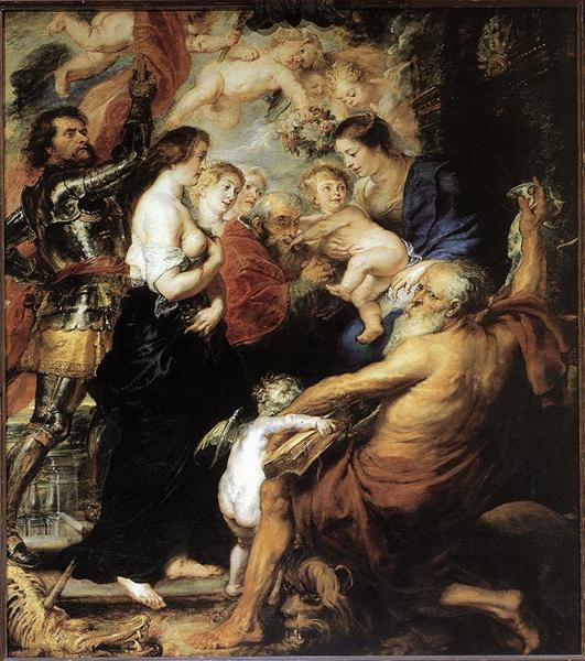 Our Lady with the Saints, 1634 - Pierre Paul Rubens