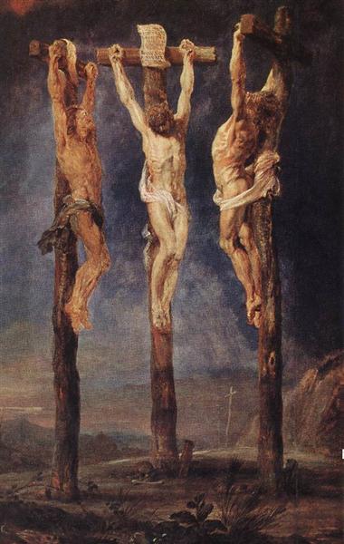 The Three Crosses, c.1620 - Пітер Пауль Рубенс