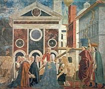 определение подлинности Святого Креста - Пьеро делла Франческа