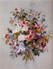 A Bouquet of Roses - Pierre-Auguste Renoir