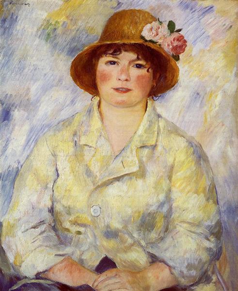 Aline Charigot (future Madame Renoir), 1885 - 雷諾瓦