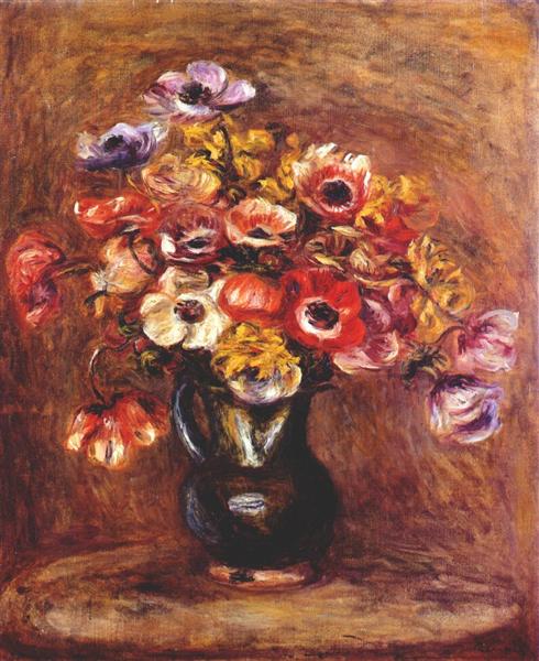Anemones, 1898 - Auguste Renoir