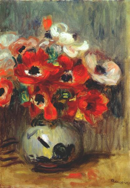Anemones, 1905 - Auguste Renoir