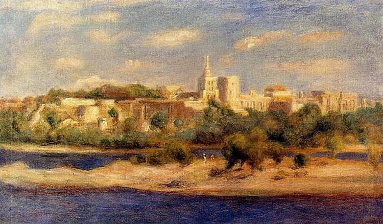 Bathers on the Banks of the Thone in Avignon, 1910 - Пьер Огюст Ренуар