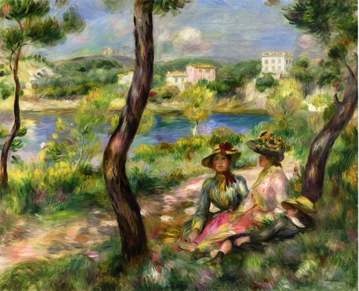 Beaulieu, 1890 - Pierre-Auguste Renoir