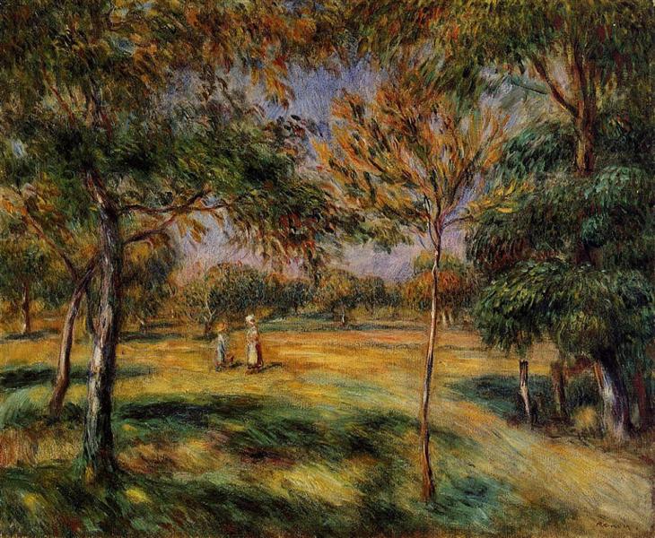 Clearing, 1895 - Pierre-Auguste Renoir