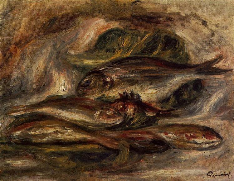 Fish, c.1919 - Pierre-Auguste Renoir - WikiArt.org