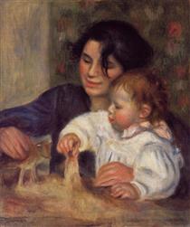 Gabrielle y Jean - Pierre-Auguste Renoir