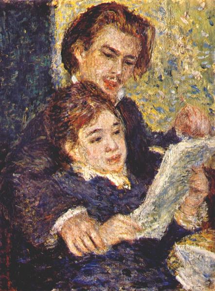 Georges riviere and margot, 1876 - Pierre-Auguste Renoir