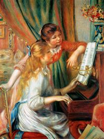 Raparigas ao Piano - Pierre-Auguste Renoir