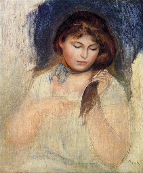 Head of Gabrielle, 1895 - Pierre-Auguste Renoir
