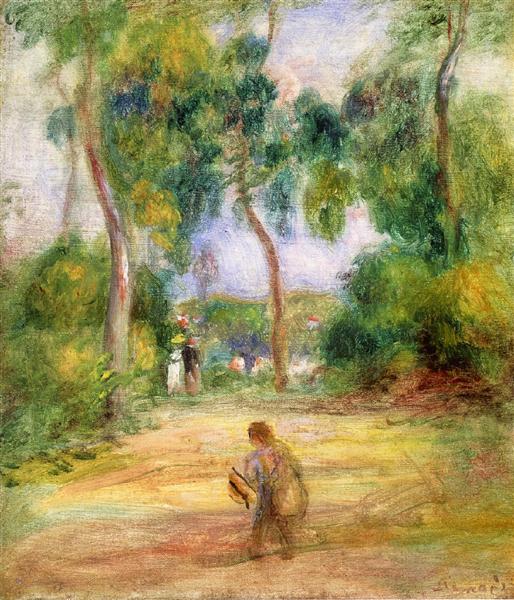 Landscape with Figures - Pierre-Auguste Renoir