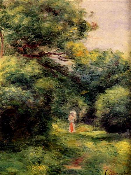 Lane in the Woods, 1900 - 雷諾瓦