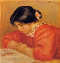 Leontine Reading - Auguste Renoir