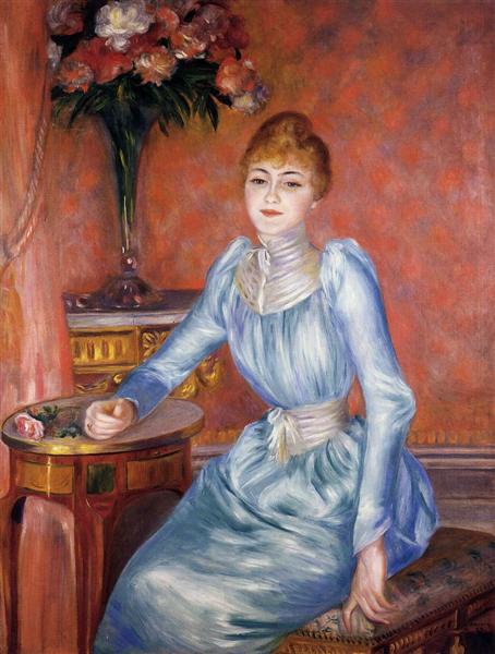 Madame Robert de Bonnieres, 1889 - 雷諾瓦