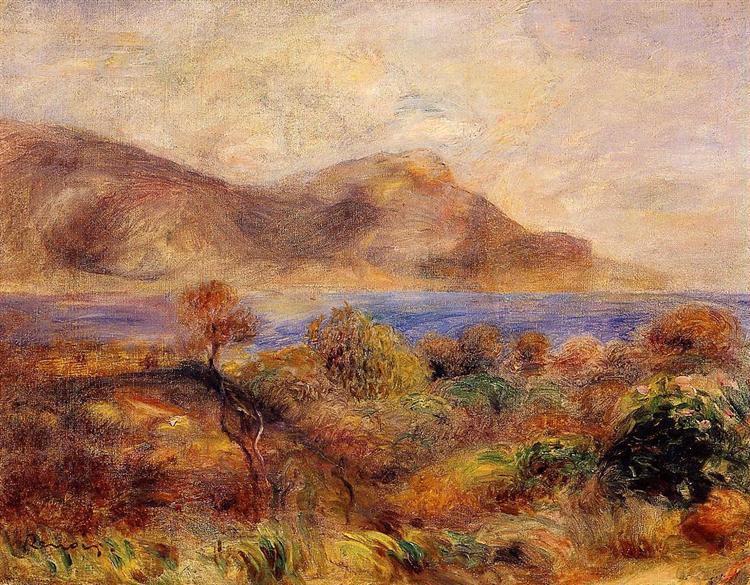 Mediteranean Landscape, c.1905 - 雷諾瓦