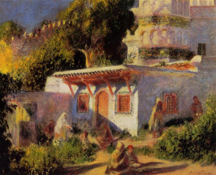 Mosque in Algiers, 1882 - Auguste Renoir