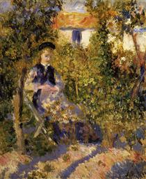 Nini in the Garden - Pierre-Auguste Renoir