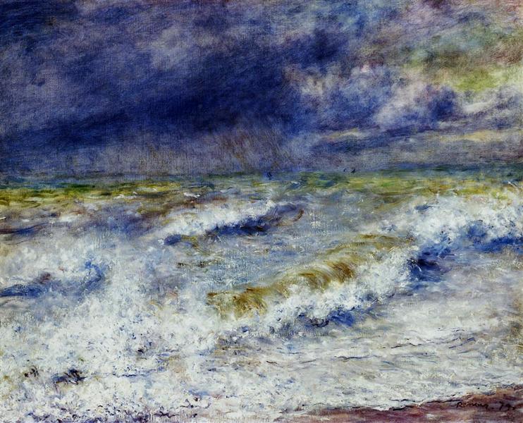 Seascape, 1879 - 雷諾瓦