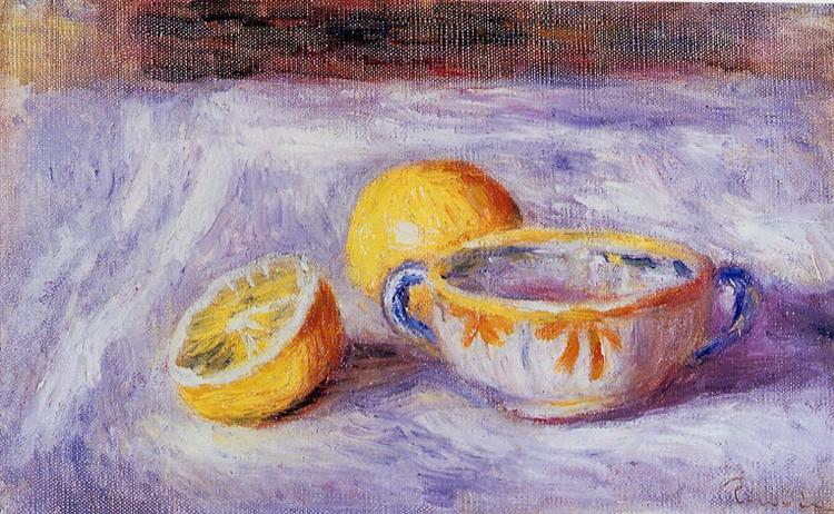 Still Life with Lemons - Pierre-Auguste Renoir