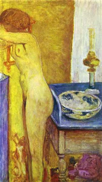 Nude at the Toilet Table, 1925 - 皮爾·波納爾