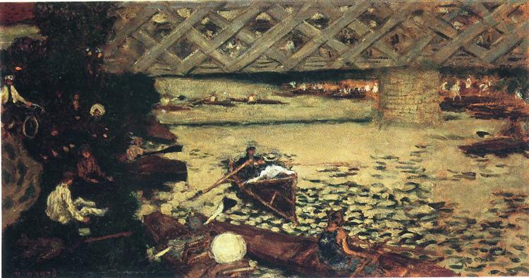 The rowing at Chatou - Pierre Bonnard