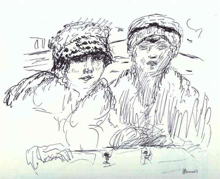 Two Friends - Pierre Bonnard