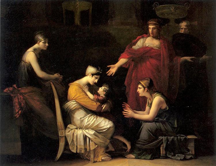 Andromache and Astyanax, c.1819 - 皮埃尔·保罗·普吕东