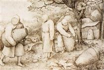 The Beekeepers and the Birdnester - Pieter Brueghel el Viejo