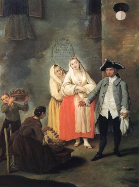 The Seller of Fritters, c.1757 - Pietro Longhi
