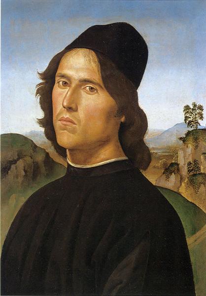 Portrait of Lorenzo di Credi, 1488 - Pietro Perugino