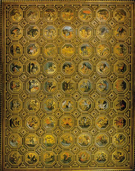 Semi-Gods Ceiling, 1490 - Pinturicchio