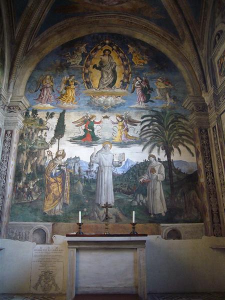 The Glory of St. Bernardino, 1486 - Pinturicchio
