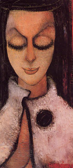 Portrait for Iris Clert, 1965 - Fahrelnissa Zeid d'Irak