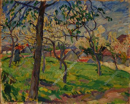 Apple tree in blossom, 1907 - Pyotr Konchalovsky