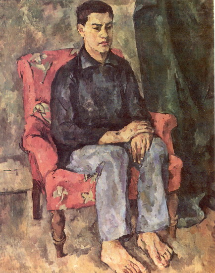 Portrait of a son - Pyotr Konchalovsky