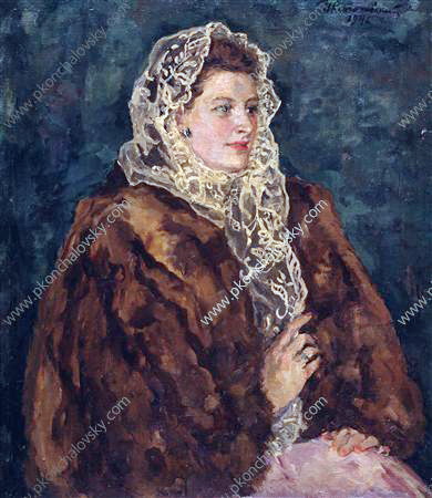 Portrait of Angelina Borisovna Kemenova, 1946 - Piotr Kontchalovski