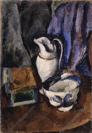 Still Life with a jug, 1910 - Piotr Kontchalovski