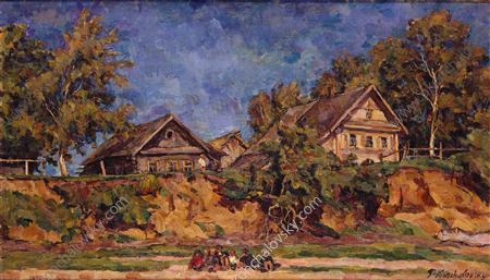 Yurevskaya settlement, 1926 - Piotr Kontchalovski