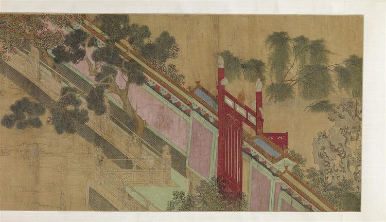 漢宮春曉圖之一, 1530 - 仇英