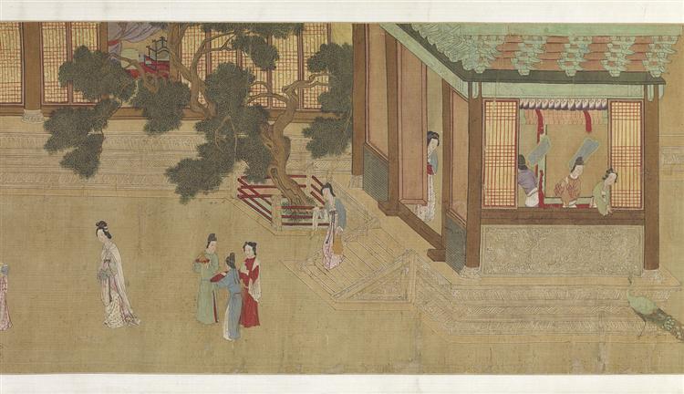 Spring Morning in the Han Palace (View C), 1530 - Qiu Ying