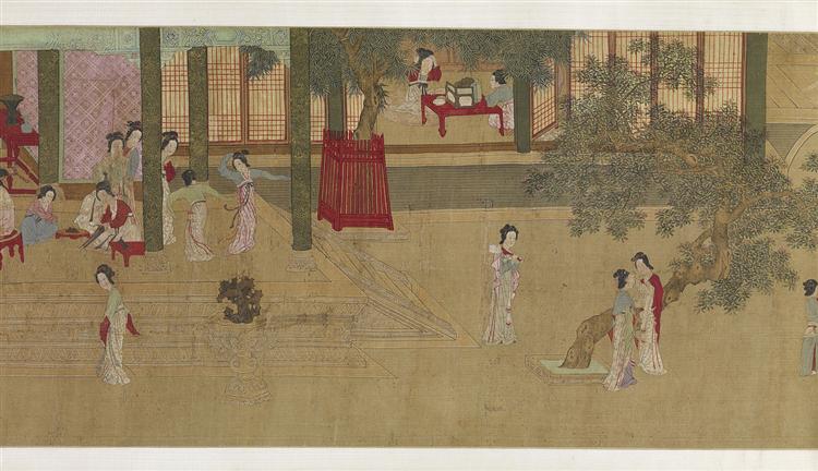 Spring Morning in the Han Palace (View E), 1530 - Qiu Ying