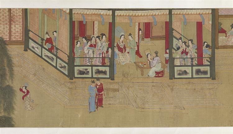 漢宮春曉圖之九, 1530 - 仇英