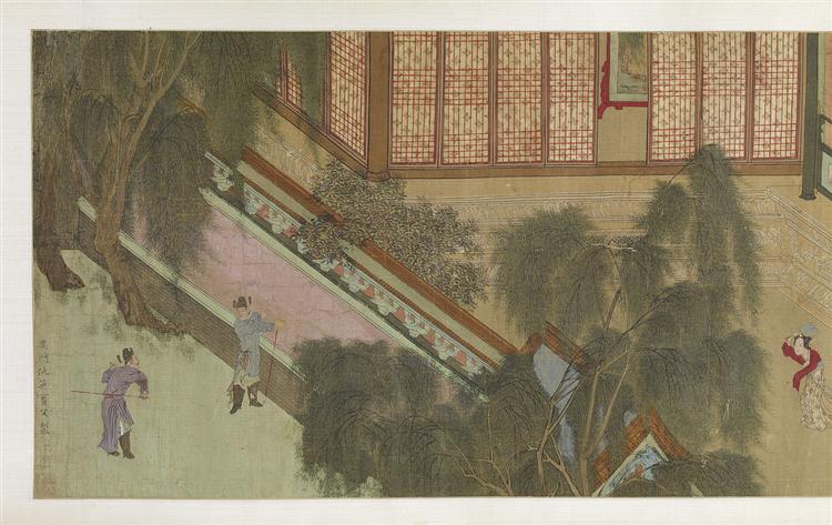 Spring Morning in the Han Palace (View J), 1530 - Цю Ин