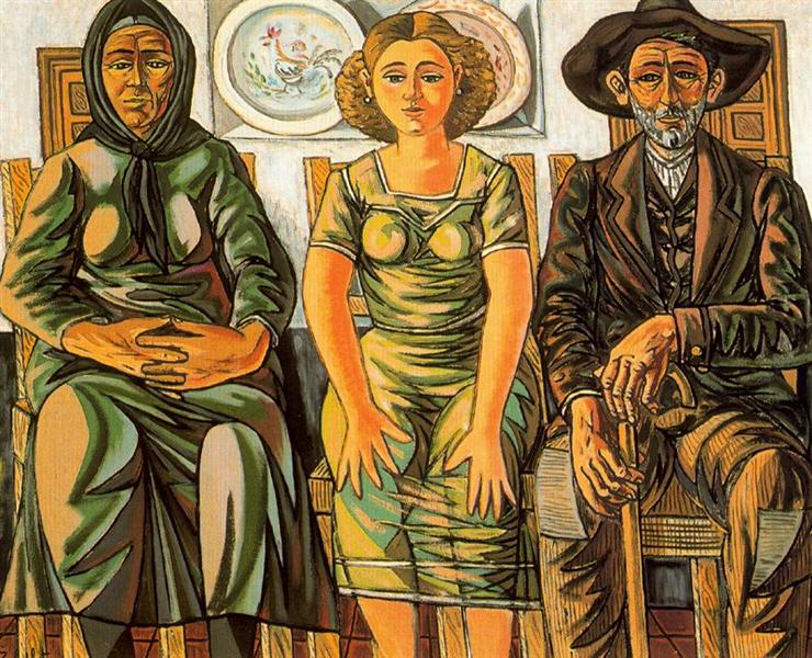 Peasant family, 1957 - Rafael Zabaleta