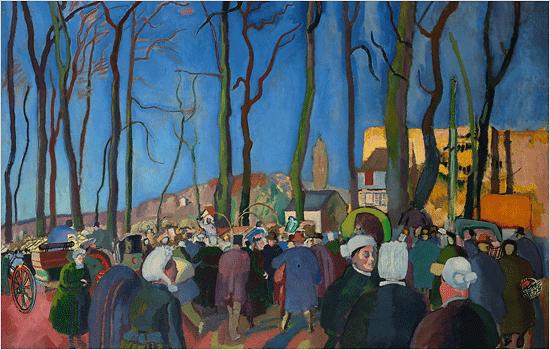 The Onion Market, c.1907 - Raoul Dufy