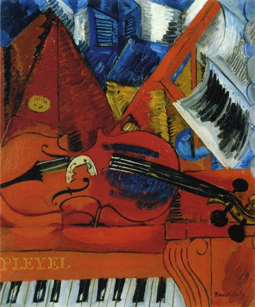 The Violin, 1916 - Рауль Дюфі