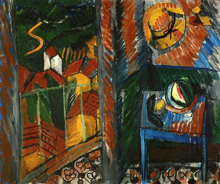 View From An Open Window, c.1910 - Raoul Dufy - WikiArt.org