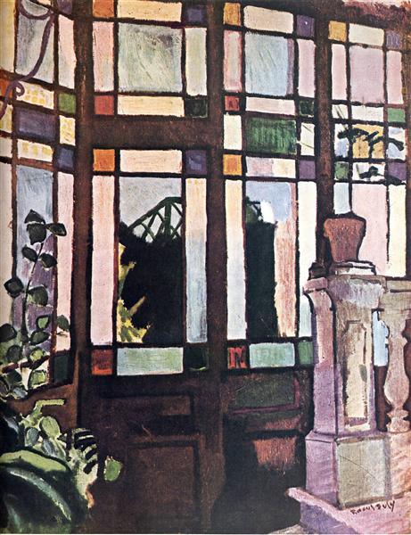 Window with coloured glasses, 1906 - Рауль Дюфі