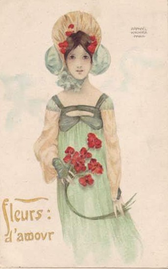 Love Flowers, 1903 - Raphael Kirchner